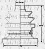 FIRST LINE FCB6242 Bellow, driveshaft